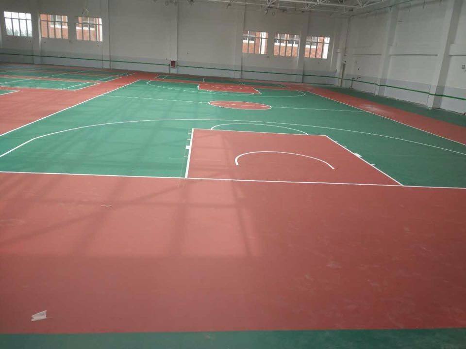 海寧塑膠籃球場(chǎng)施工