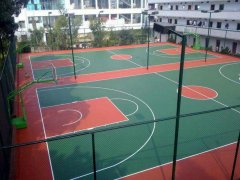 常熟塑膠籃球場特點